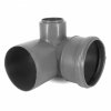 KOLANO KANALIZACYJNE 110 mm 90° PCV Redukcyjne Odejście LEWE 50 mm Kolanko